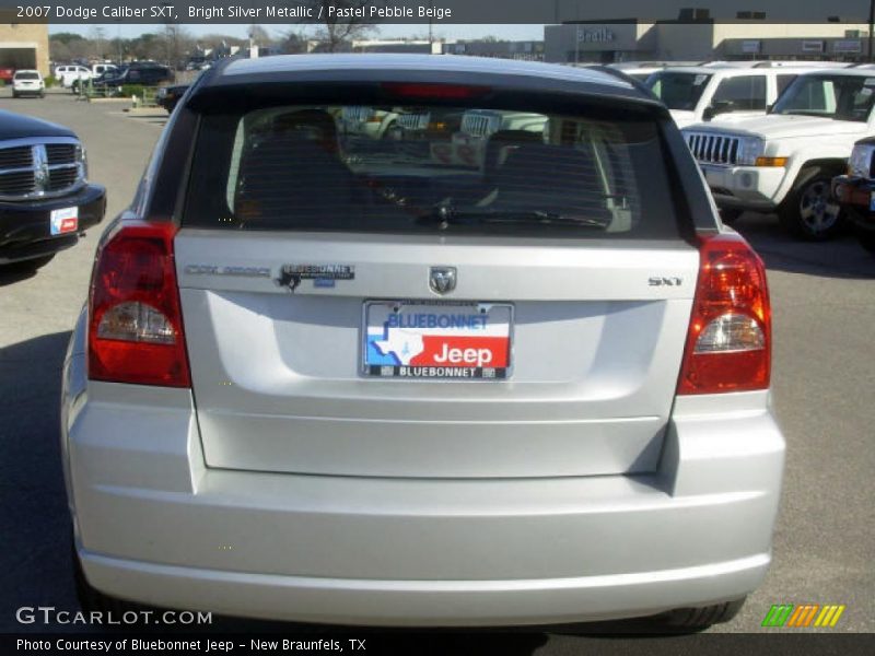 Bright Silver Metallic / Pastel Pebble Beige 2007 Dodge Caliber SXT