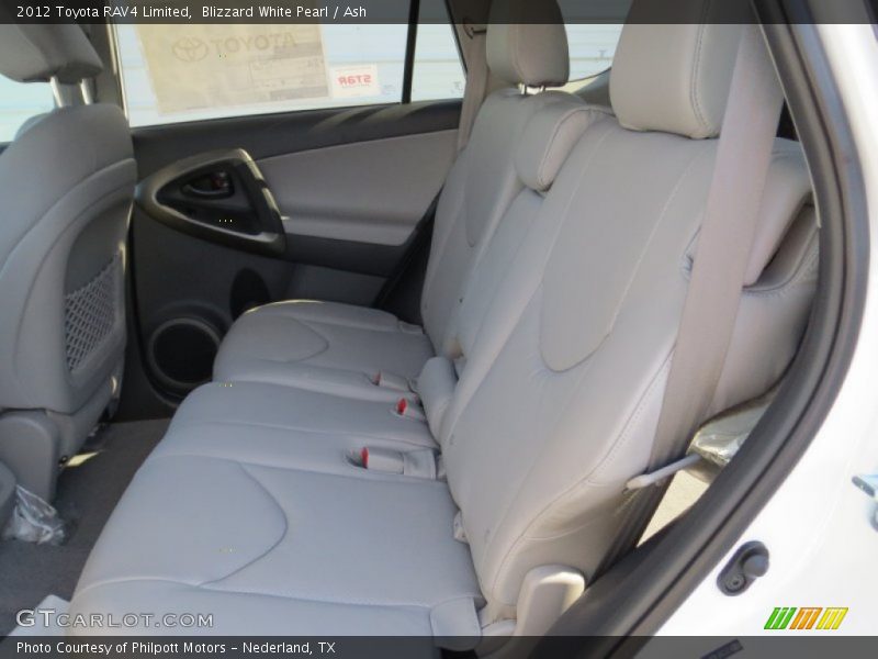 Blizzard White Pearl / Ash 2012 Toyota RAV4 Limited