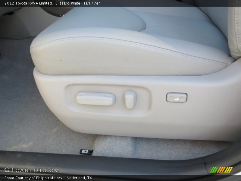 Blizzard White Pearl / Ash 2012 Toyota RAV4 Limited