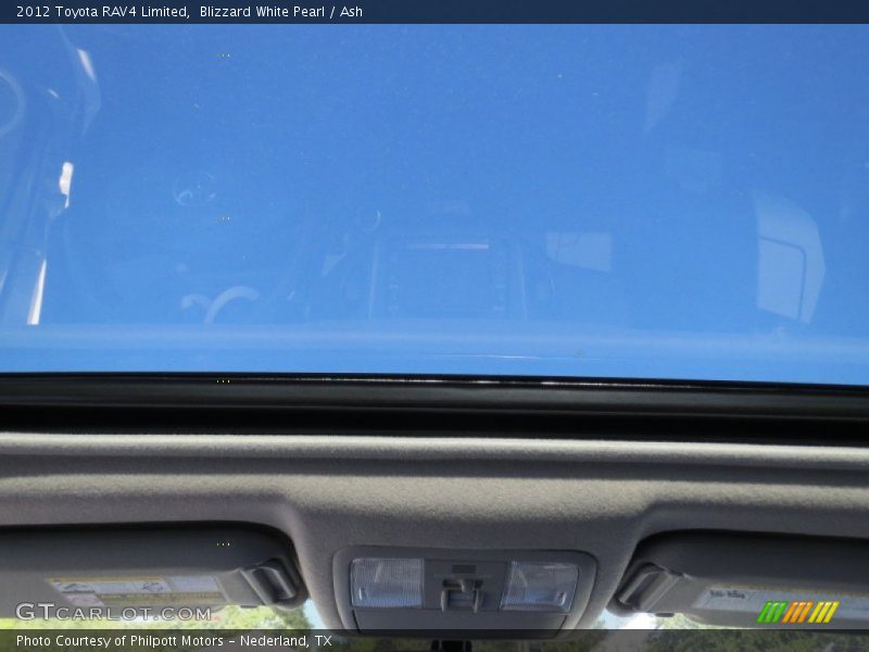 Blizzard White Pearl / Ash 2012 Toyota RAV4 Limited