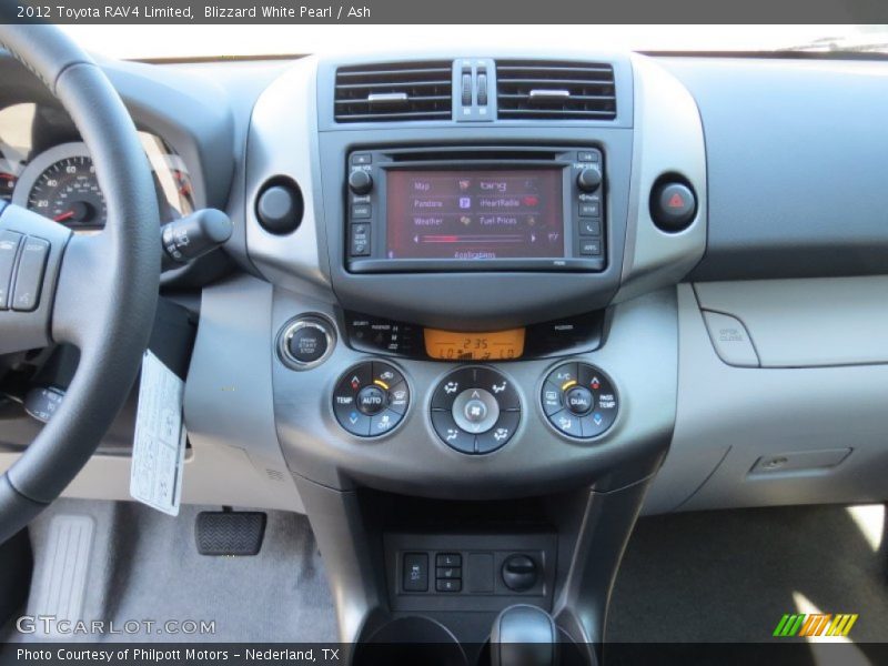 Blizzard White Pearl / Ash 2012 Toyota RAV4 Limited