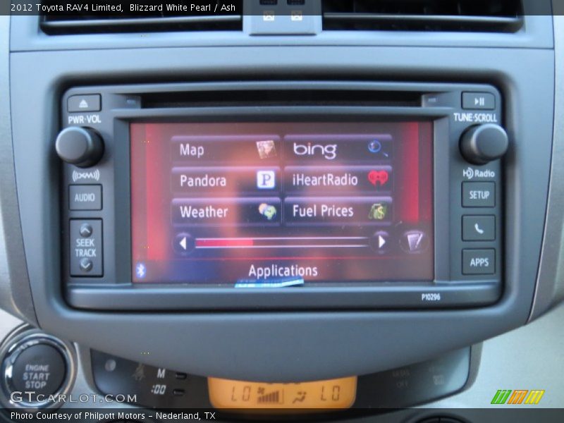 Blizzard White Pearl / Ash 2012 Toyota RAV4 Limited