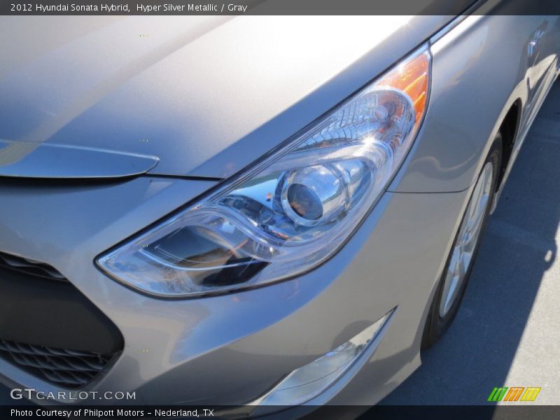 Hyper Silver Metallic / Gray 2012 Hyundai Sonata Hybrid