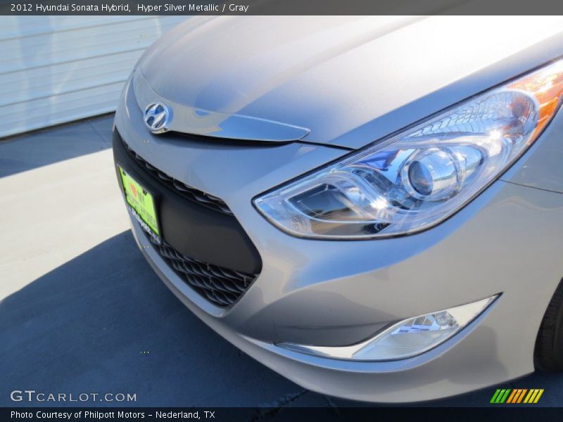 Hyper Silver Metallic / Gray 2012 Hyundai Sonata Hybrid