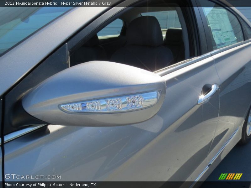 Hyper Silver Metallic / Gray 2012 Hyundai Sonata Hybrid
