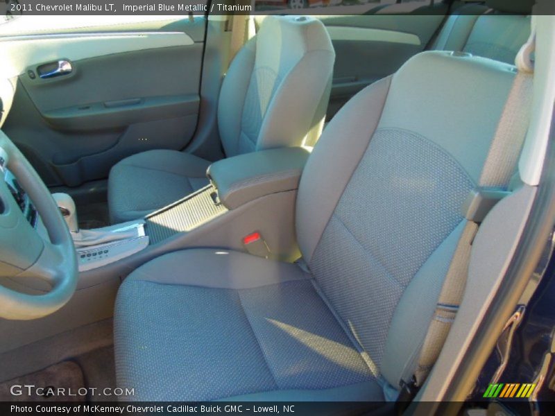 Imperial Blue Metallic / Titanium 2011 Chevrolet Malibu LT