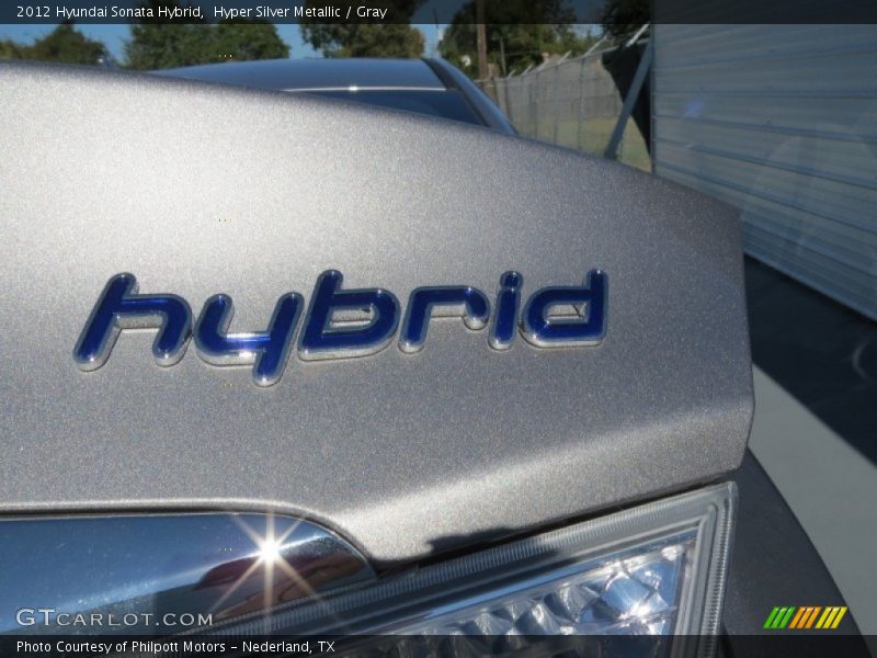 Hyper Silver Metallic / Gray 2012 Hyundai Sonata Hybrid