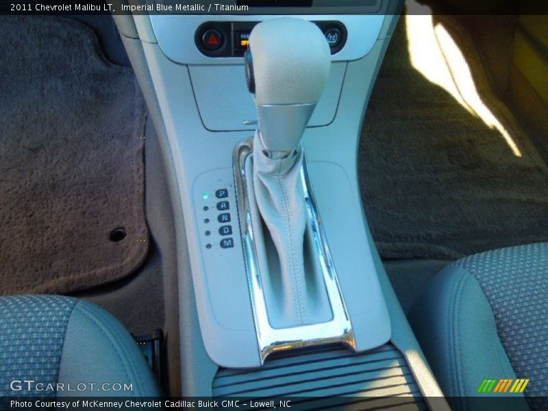 Imperial Blue Metallic / Titanium 2011 Chevrolet Malibu LT
