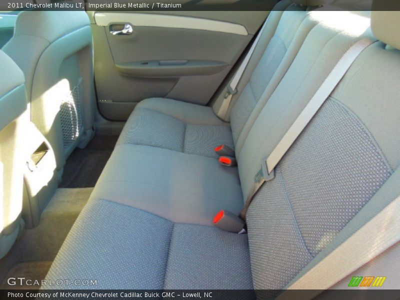 Imperial Blue Metallic / Titanium 2011 Chevrolet Malibu LT