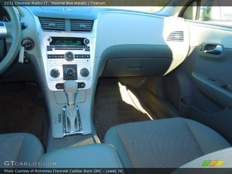 Imperial Blue Metallic / Titanium 2011 Chevrolet Malibu LT