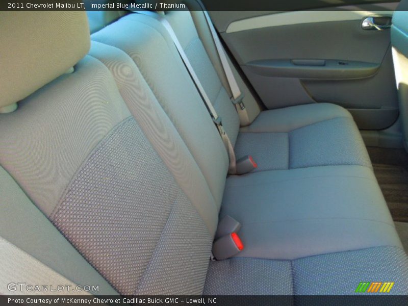 Imperial Blue Metallic / Titanium 2011 Chevrolet Malibu LT