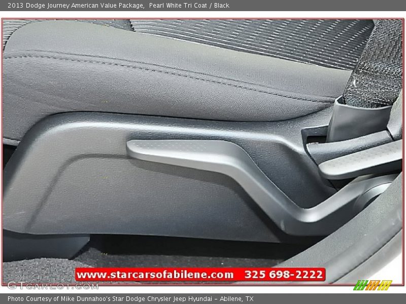 Pearl White Tri Coat / Black 2013 Dodge Journey American Value Package
