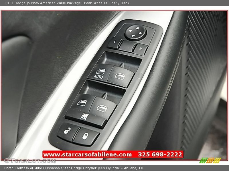 Pearl White Tri Coat / Black 2013 Dodge Journey American Value Package