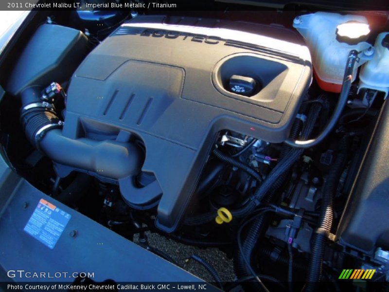 Imperial Blue Metallic / Titanium 2011 Chevrolet Malibu LT