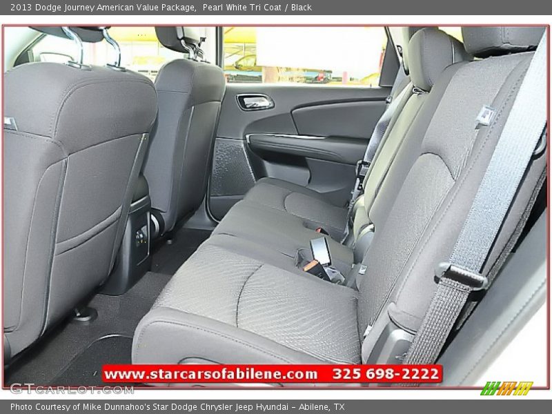 Pearl White Tri Coat / Black 2013 Dodge Journey American Value Package