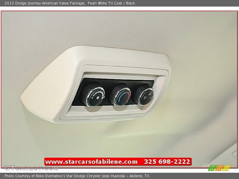 Pearl White Tri Coat / Black 2013 Dodge Journey American Value Package