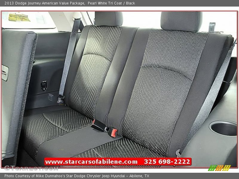Pearl White Tri Coat / Black 2013 Dodge Journey American Value Package