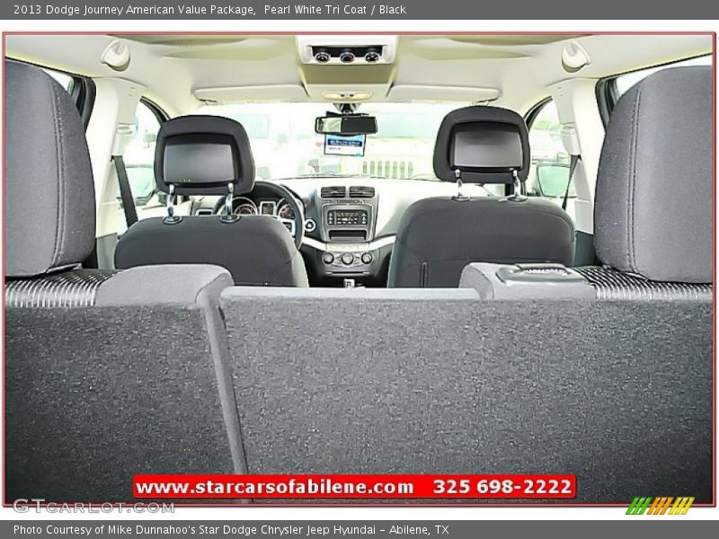Pearl White Tri Coat / Black 2013 Dodge Journey American Value Package