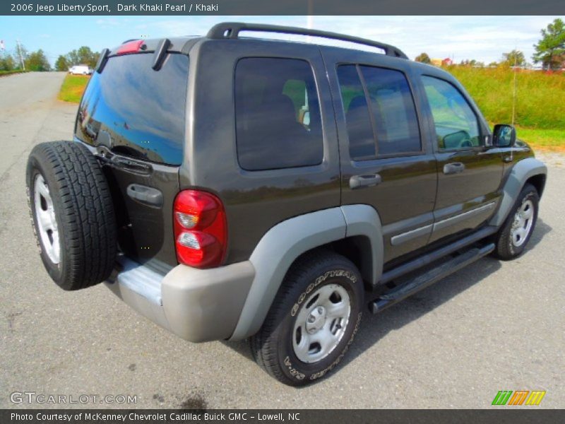 Dark Khaki Pearl / Khaki 2006 Jeep Liberty Sport