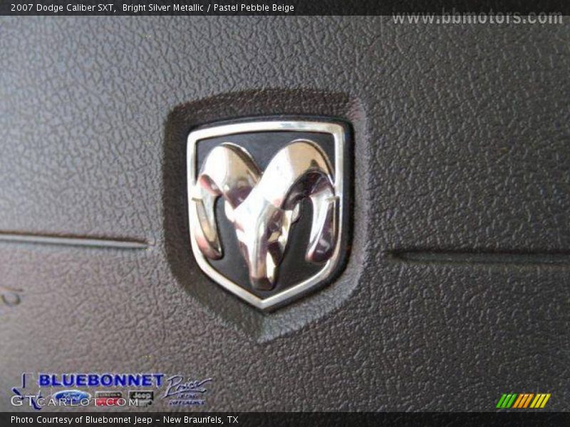 Bright Silver Metallic / Pastel Pebble Beige 2007 Dodge Caliber SXT