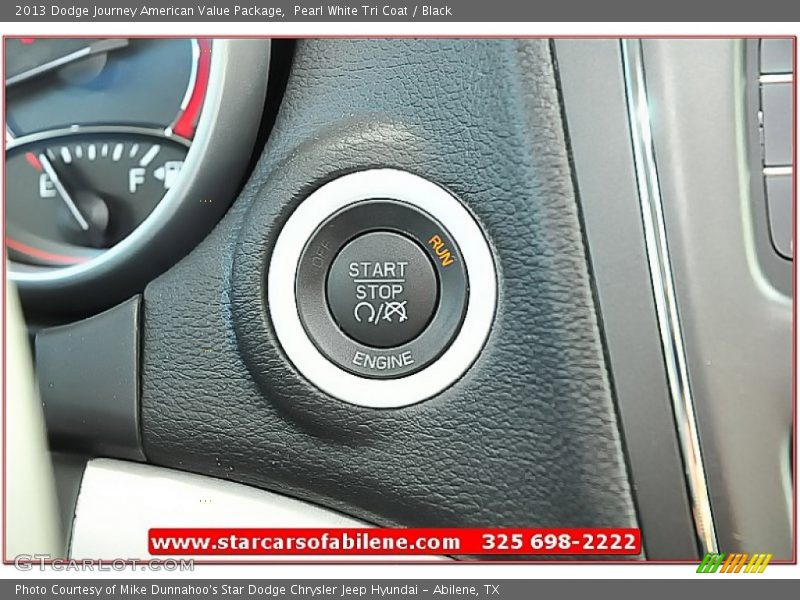 Pearl White Tri Coat / Black 2013 Dodge Journey American Value Package