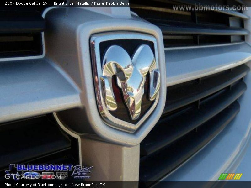 Bright Silver Metallic / Pastel Pebble Beige 2007 Dodge Caliber SXT