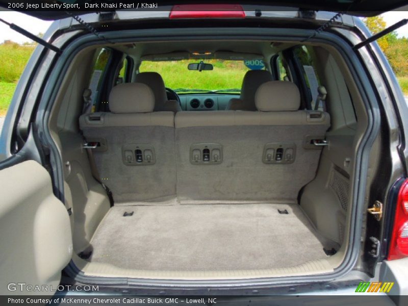 Dark Khaki Pearl / Khaki 2006 Jeep Liberty Sport