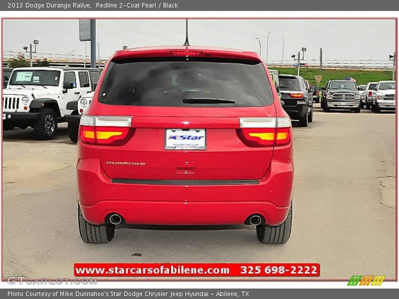 Redline 2-Coat Pearl / Black 2013 Dodge Durango Rallye