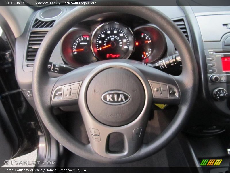 Shadow Black / Black Soul Logo Cloth 2010 Kia Soul +