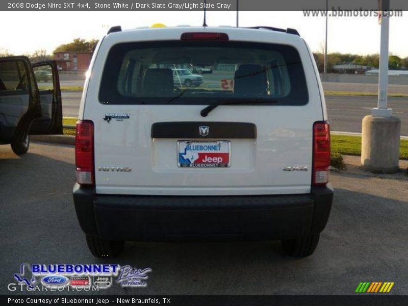 Stone White / Dark Slate Gray/Light Slate Gray 2008 Dodge Nitro SXT 4x4
