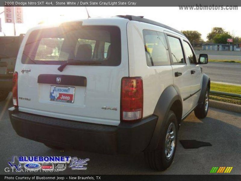Stone White / Dark Slate Gray/Light Slate Gray 2008 Dodge Nitro SXT 4x4