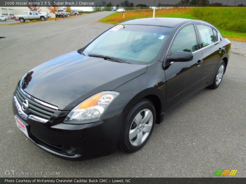 Super Black / Charcoal 2008 Nissan Altima 2.5 S