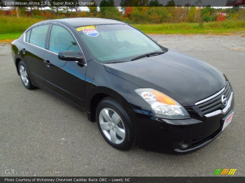 Super Black / Charcoal 2008 Nissan Altima 2.5 S