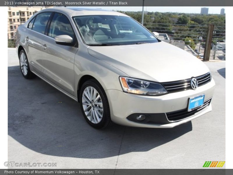 Moonrock Silver Metallic / Titan Black 2013 Volkswagen Jetta TDI Sedan