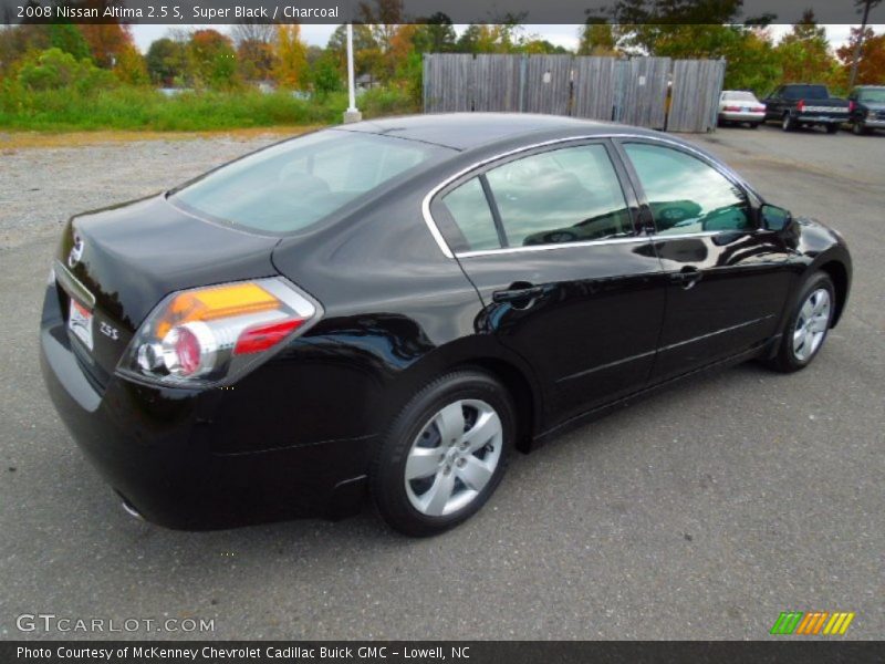 Super Black / Charcoal 2008 Nissan Altima 2.5 S