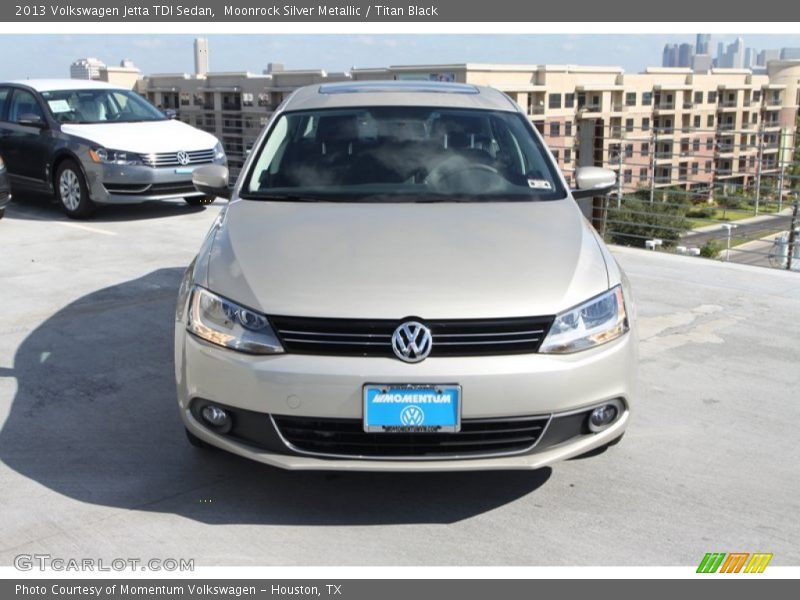 Moonrock Silver Metallic / Titan Black 2013 Volkswagen Jetta TDI Sedan