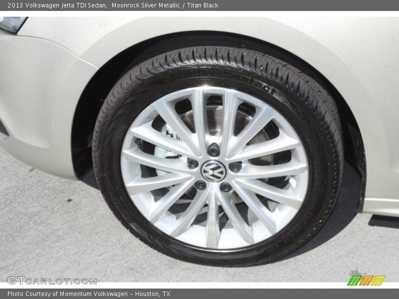 Moonrock Silver Metallic / Titan Black 2013 Volkswagen Jetta TDI Sedan
