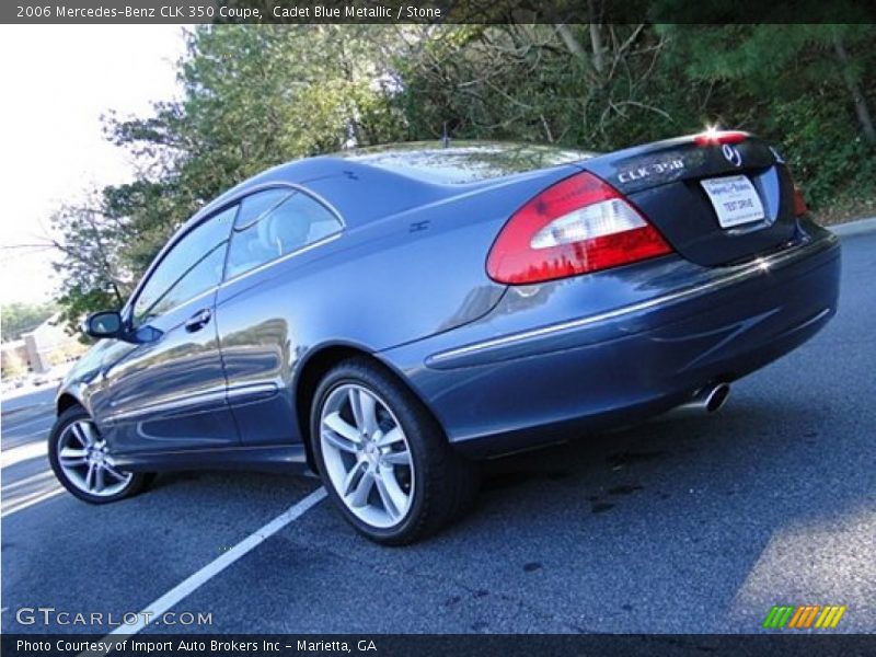 Cadet Blue Metallic / Stone 2006 Mercedes-Benz CLK 350 Coupe