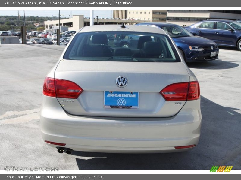 Moonrock Silver Metallic / Titan Black 2013 Volkswagen Jetta TDI Sedan