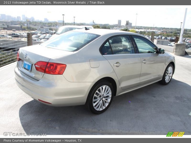 Moonrock Silver Metallic / Titan Black 2013 Volkswagen Jetta TDI Sedan