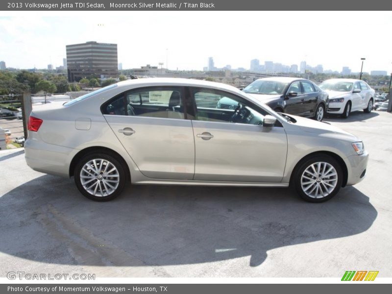 Moonrock Silver Metallic / Titan Black 2013 Volkswagen Jetta TDI Sedan