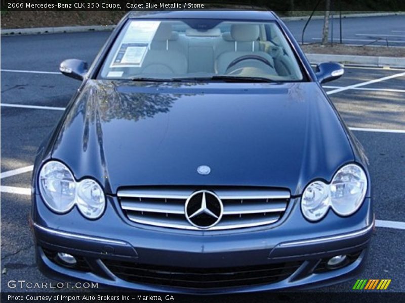 Cadet Blue Metallic / Stone 2006 Mercedes-Benz CLK 350 Coupe