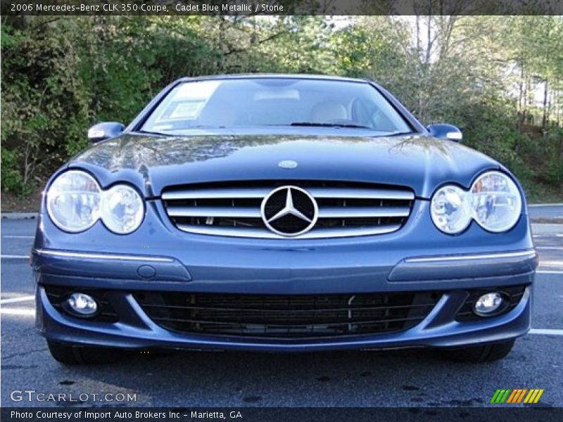 Cadet Blue Metallic / Stone 2006 Mercedes-Benz CLK 350 Coupe