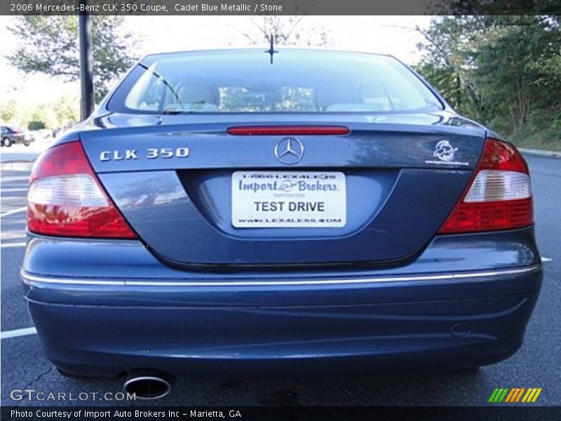 Cadet Blue Metallic / Stone 2006 Mercedes-Benz CLK 350 Coupe