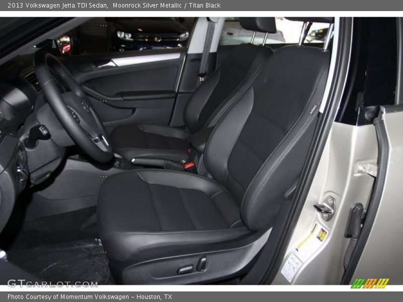 Moonrock Silver Metallic / Titan Black 2013 Volkswagen Jetta TDI Sedan