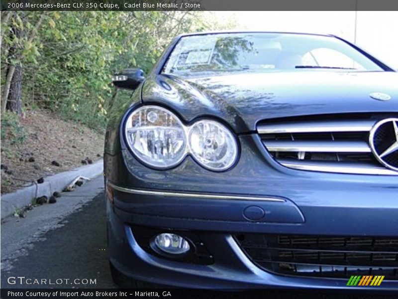 Cadet Blue Metallic / Stone 2006 Mercedes-Benz CLK 350 Coupe