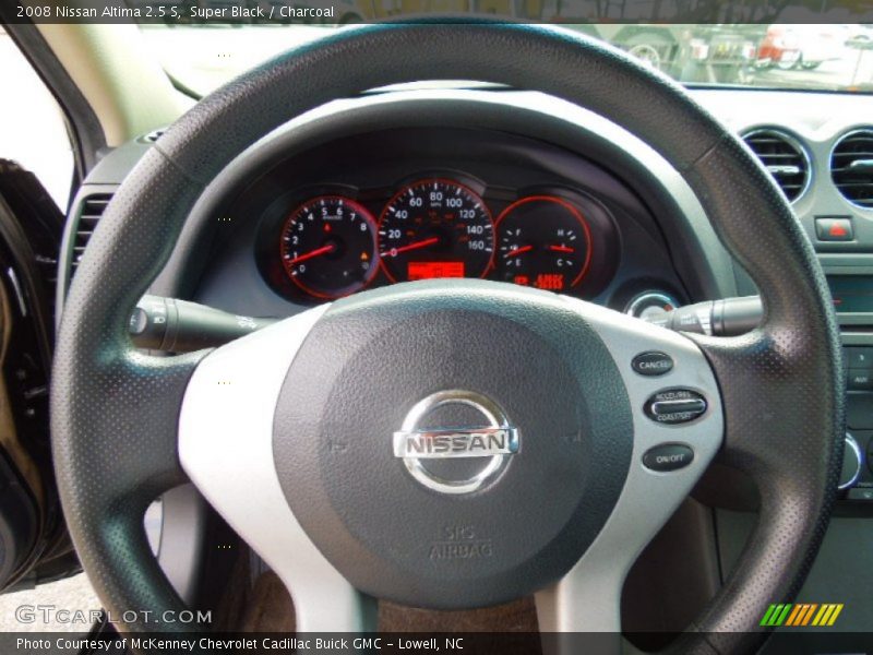 Super Black / Charcoal 2008 Nissan Altima 2.5 S