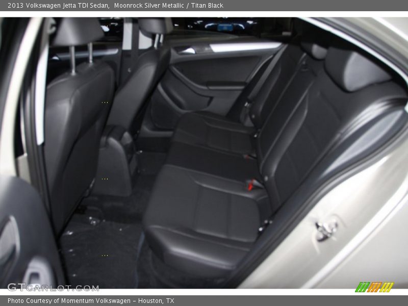 Moonrock Silver Metallic / Titan Black 2013 Volkswagen Jetta TDI Sedan