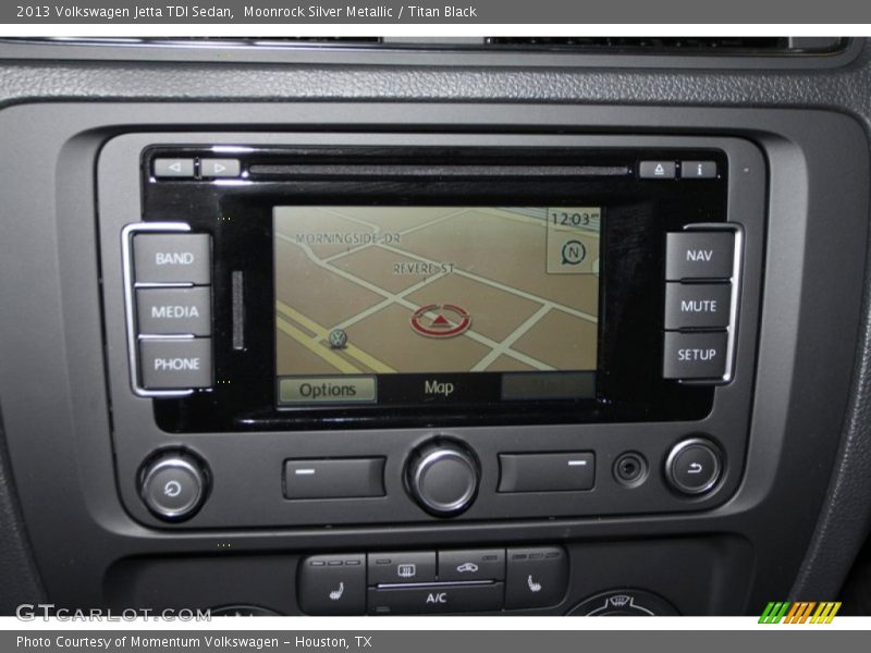 Moonrock Silver Metallic / Titan Black 2013 Volkswagen Jetta TDI Sedan