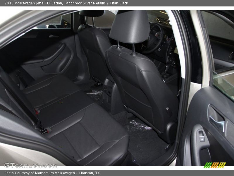 Moonrock Silver Metallic / Titan Black 2013 Volkswagen Jetta TDI Sedan